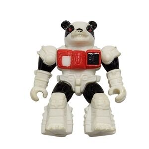 Battle Beasts Panzer Panda #53 Hasbro Takara Vintage With Rub Fire